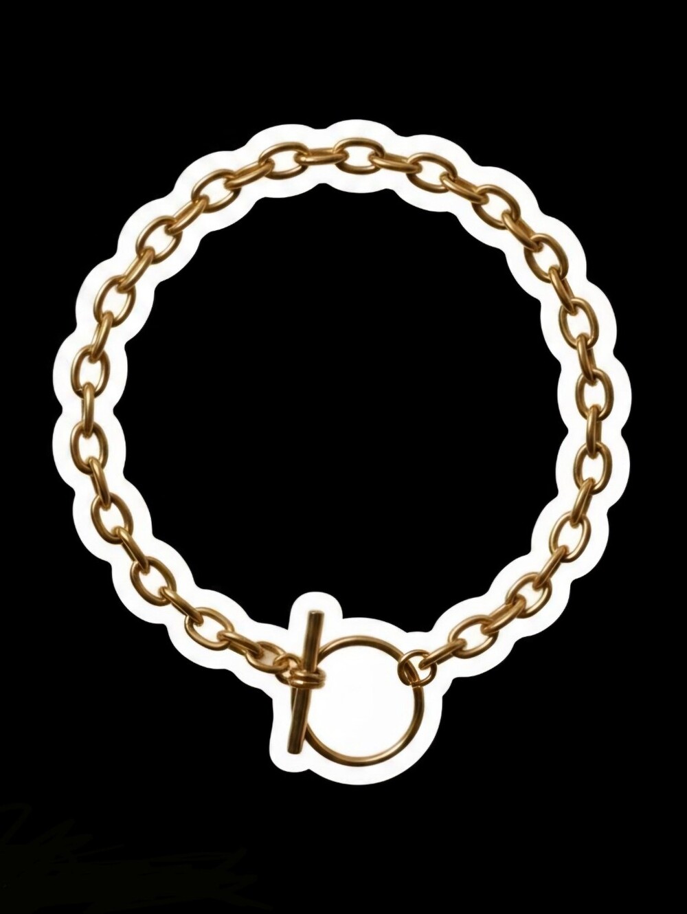 🖤Gold Link Chain Toggle Bracelet - Women Jewelry